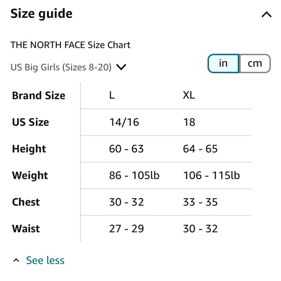 ⭐️ THE NORTH FACE Girls Osito Full Zip Fleece Jacket Black Size XL 18 - Picture 5 of 17